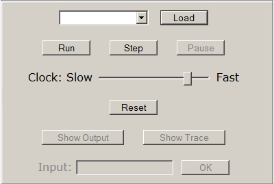 Image of virtual machine control panel